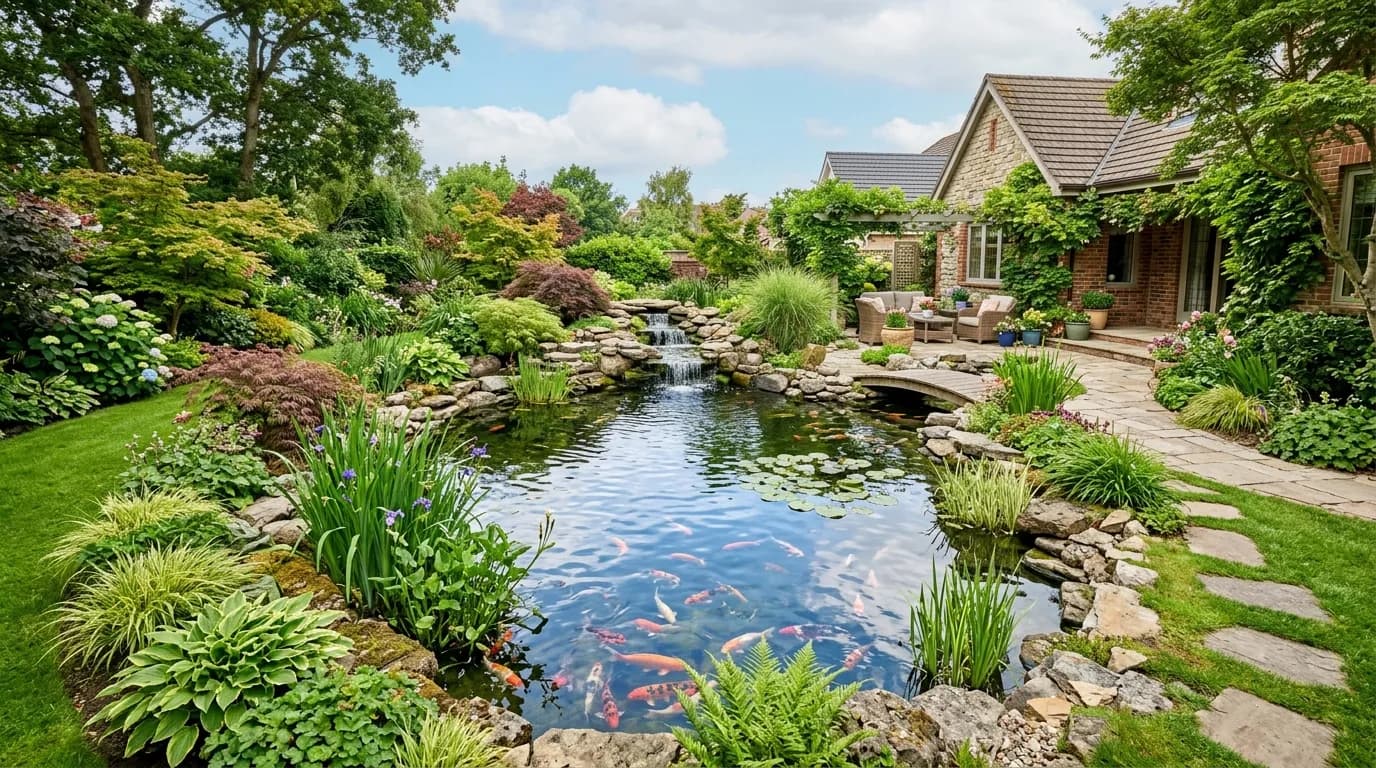 35 Backyard Pond Ideas: From Small Garden Ponds to Koi Paradise