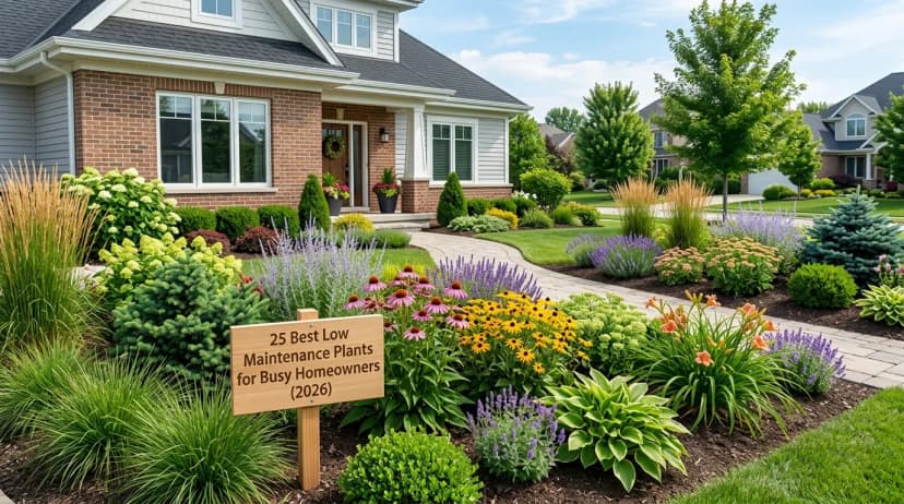 25 Best Low-Maintenance Plants for Busy Homeowners (2026)