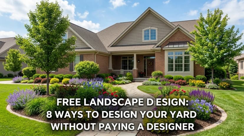 Free Landscape Design: 8 Ways to Design Your Yard Without Paying a Designer