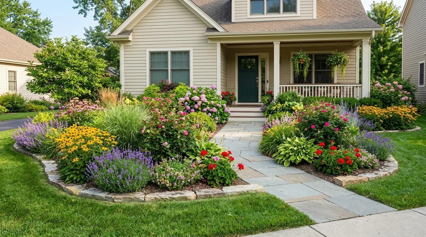 45 Front Yard Flower Bed Ideas That Transform Curb Appeal (With Plant Lists)