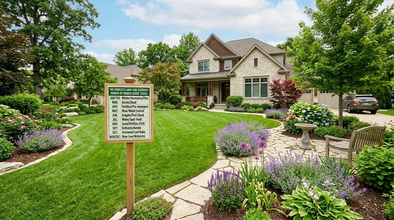 The Complete Lawn Care Schedule: Month-by-Month Guide (2026)