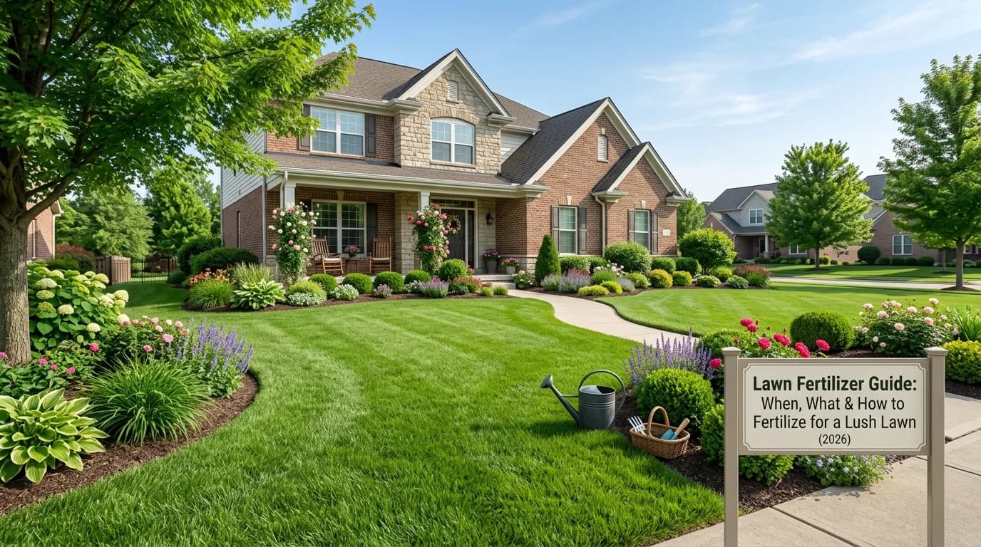 Lawn Fertilizer Guide: When, What & How to Fertilize for a Lush Lawn (2026)