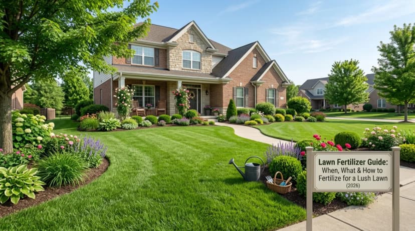 Lawn Fertilizer Guide: When, What & How to Fertilize for a Lush Lawn (2026)