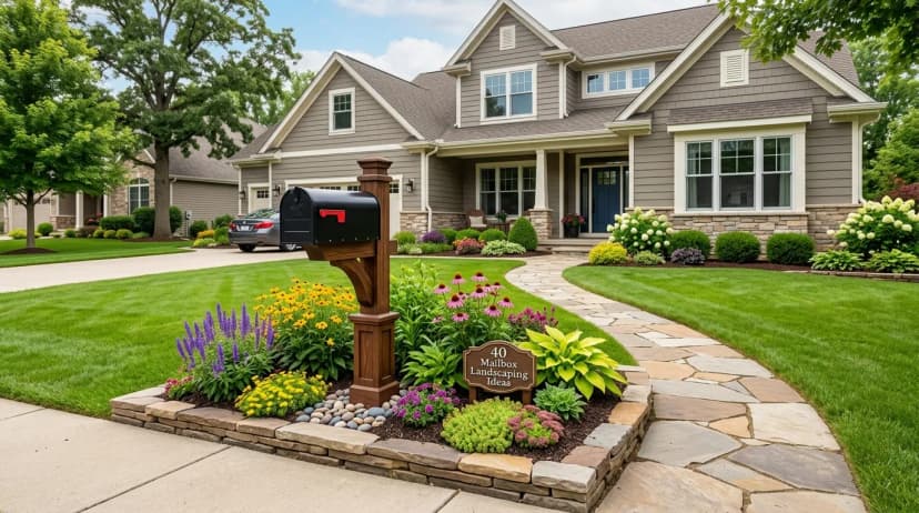 40 Mailbox Landscaping Ideas to Boost Your Curb Appeal