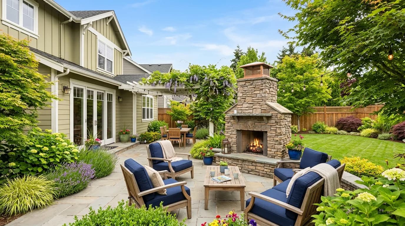 35 Outdoor Fireplace Ideas to Transform Your Backyard Into a Year-Round Living Space