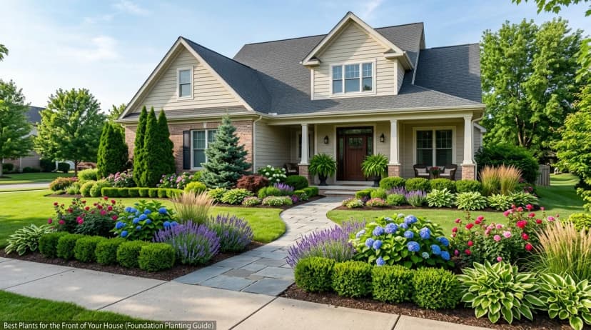Best Plants for the Front of Your House (Foundation Planting Guide)