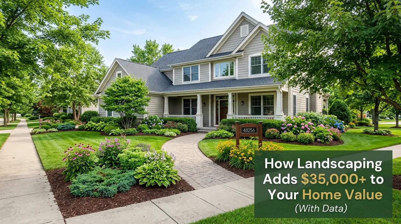 How Landscaping Adds $35,000+ to Your Home Value (With Data)