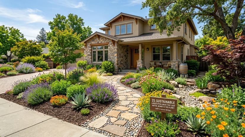 25 Sustainable Landscaping Ideas That Save Water, Money & the Planet