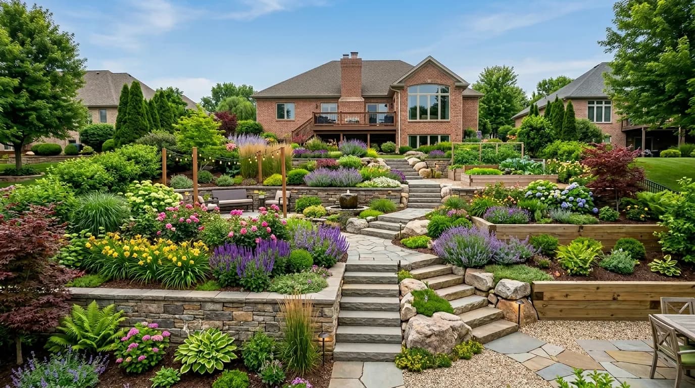 Terraced Garden Ideas: 20 Ways to Transform a Sloped Yard into a Stunning Landscape