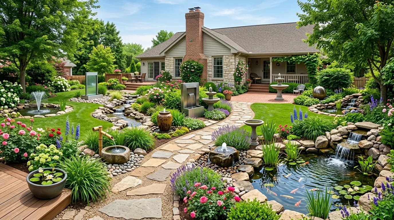 15 Water Feature Ideas for Every Budget and Yard Size