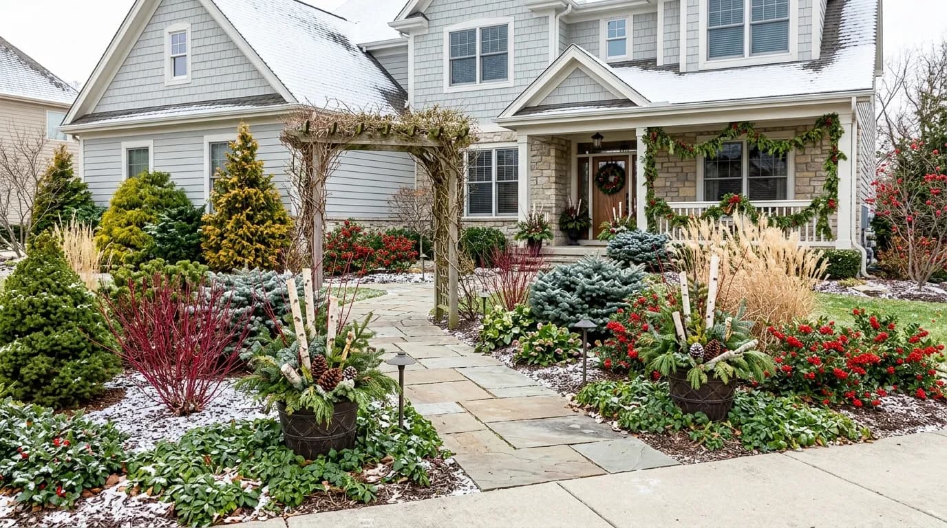 30 Winter Landscaping Ideas That Look Good Even in the Cold