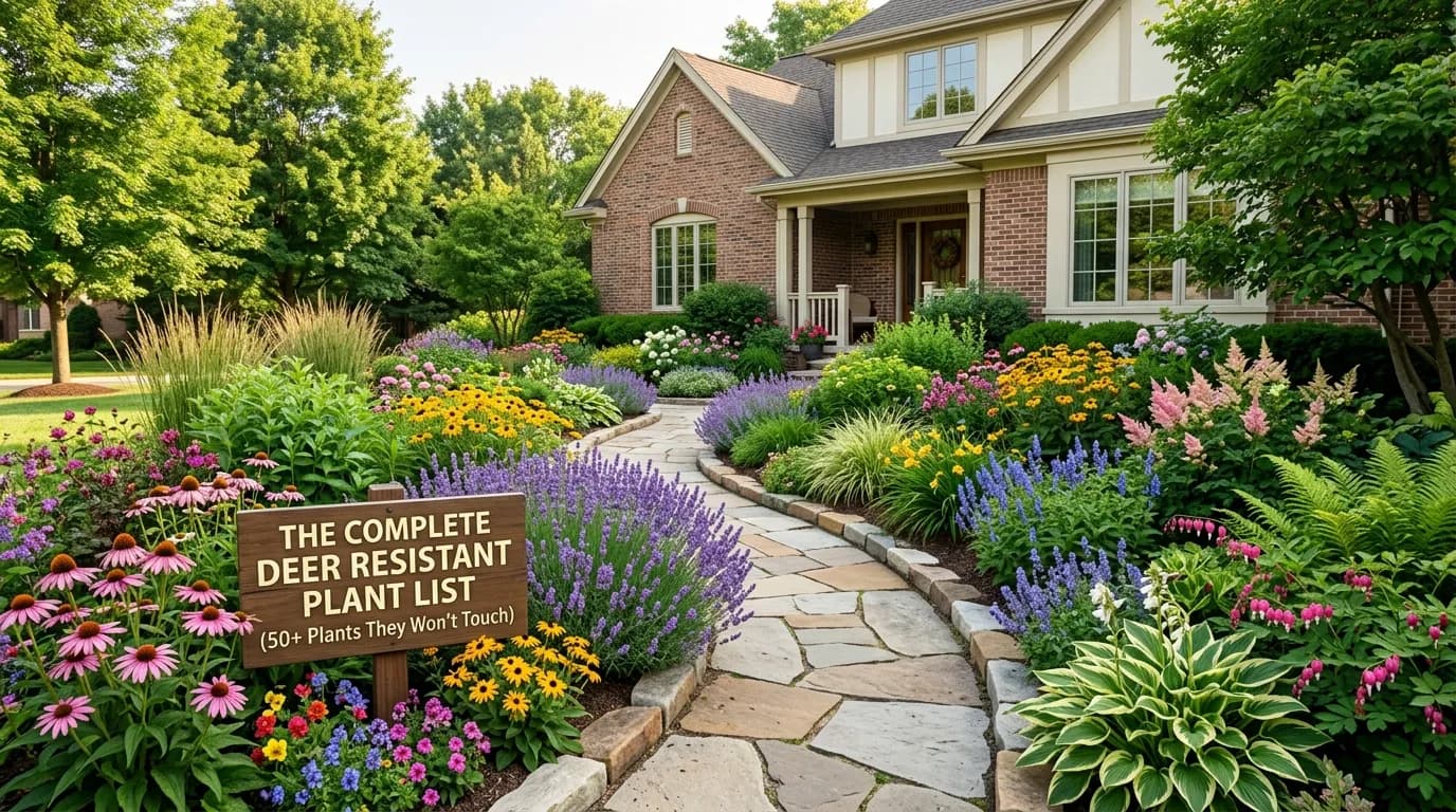 The Complete Deer-Resistant Plant List (50+ Plants They Won't Touch)