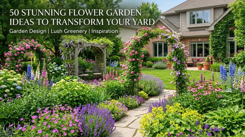 50 Stunning Flower Garden Ideas to Transform Your Yard