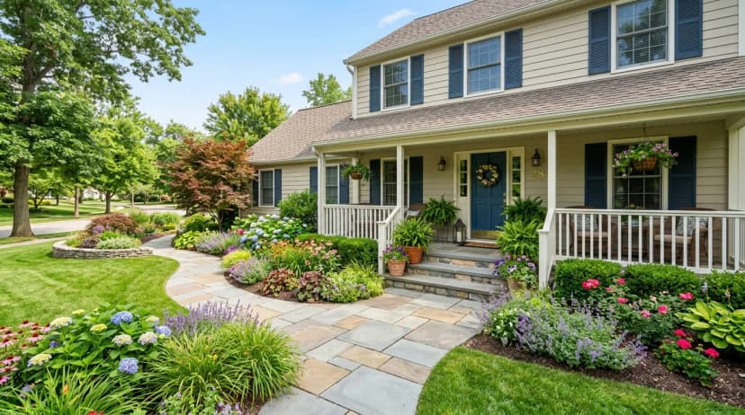 28 Front Porch Landscaping Ideas That Make a Stunning First Impression