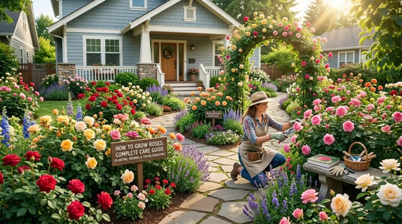 How to Grow Roses: Complete Care Guide (Planting, Pruning & Troubleshooting)