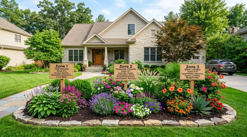 Best Plants for Landscape Islands by Climate Zone