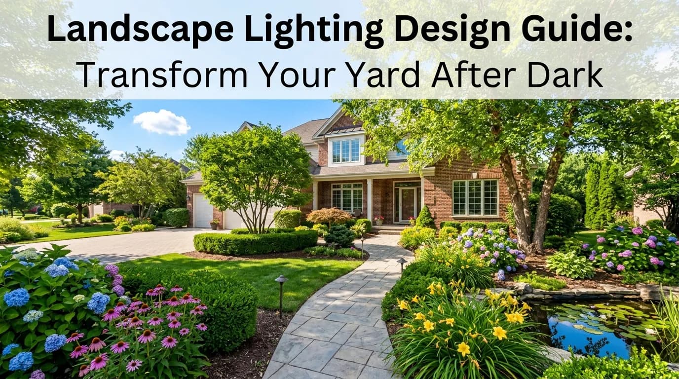 Landscape Lighting Design Guide: Transform Your Yard After Dark