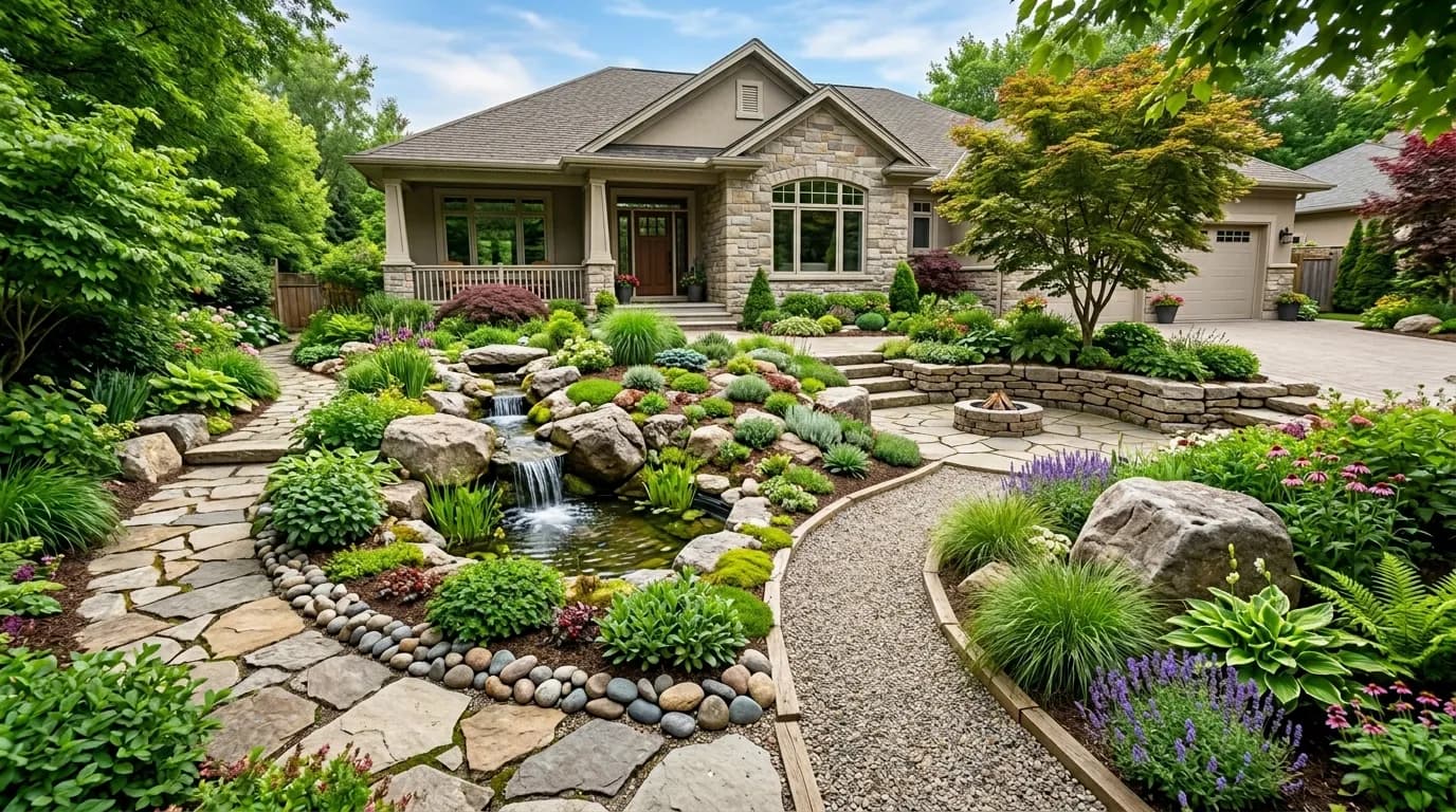 30 Landscaping Ideas with Rocks (Low-Maintenance & Stunning)