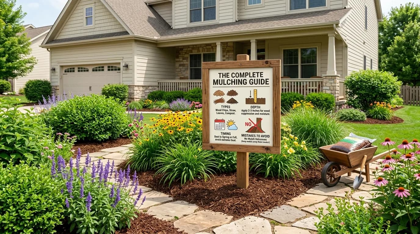 The Complete Mulching Guide: Types, Depth, Timing, and Mistakes to Avoid
