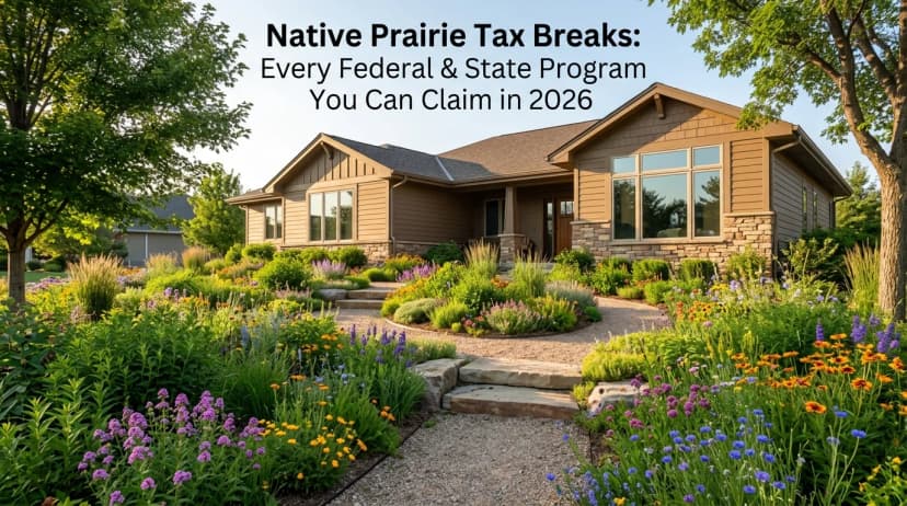 Native Prairie Tax Breaks: Every Federal & State Program You Can Claim in 2026