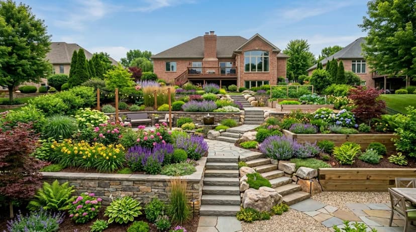 Terraced Garden Ideas: 20 Ways to Transform a Sloped Yard into a Stunning Landscape